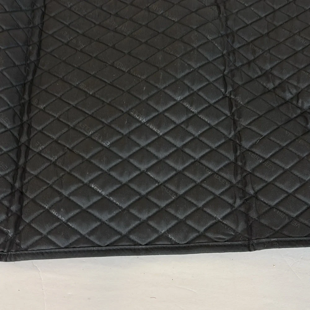 Vera Bradley Black Quilted Infant Baby Bag with Changing Mat